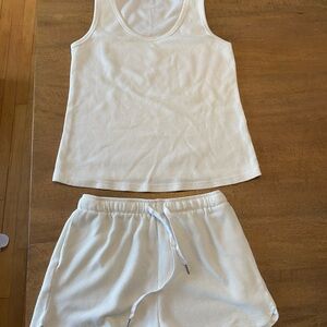 Women's White Sleepwear Set